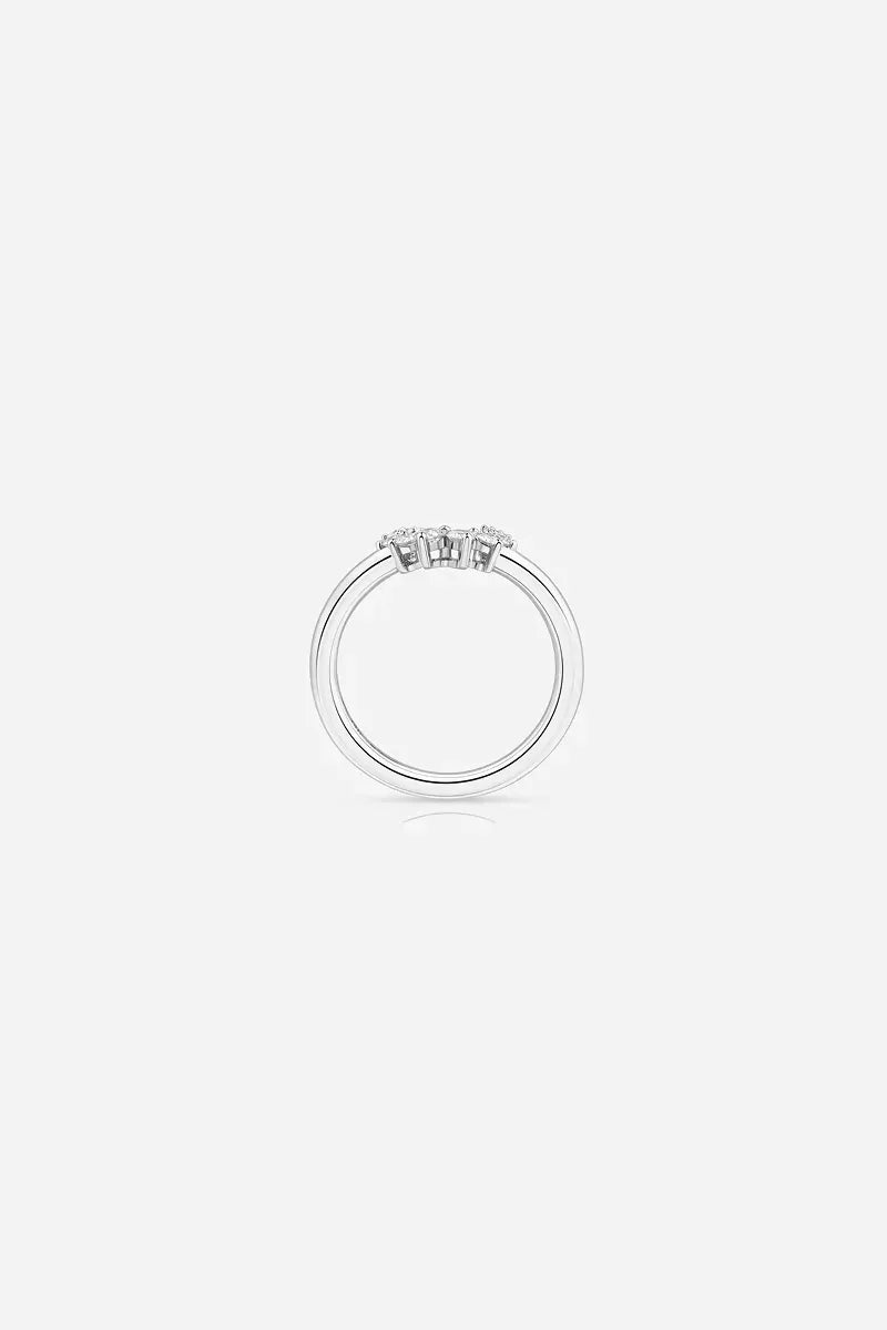 Confidence Ring in 9K Gold with White Diamonds - White Gold