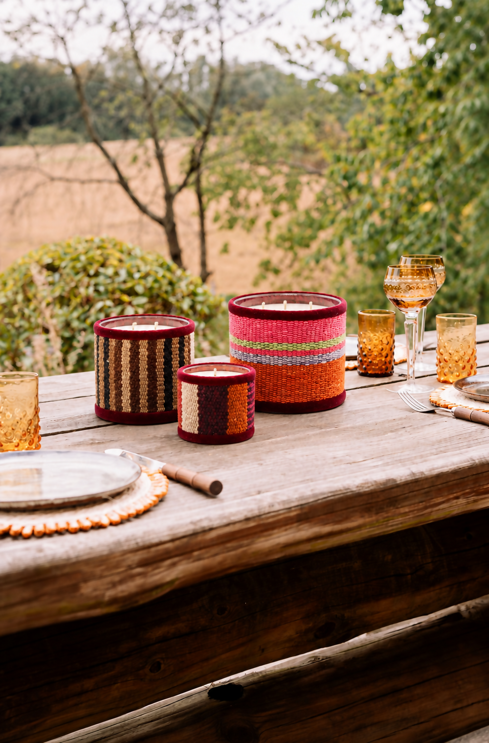 Burgundy Peru Candle