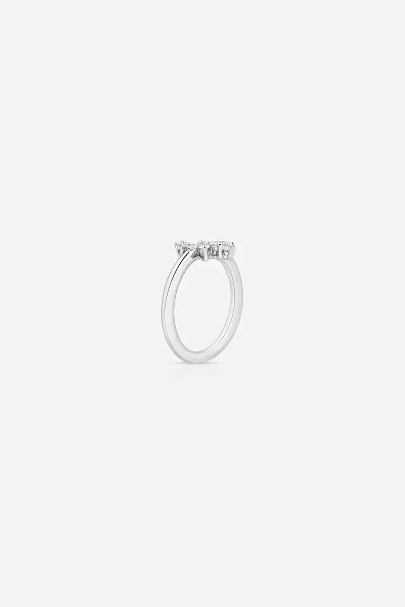 Confidence Ring in 9K Gold with White Diamonds - White Gold