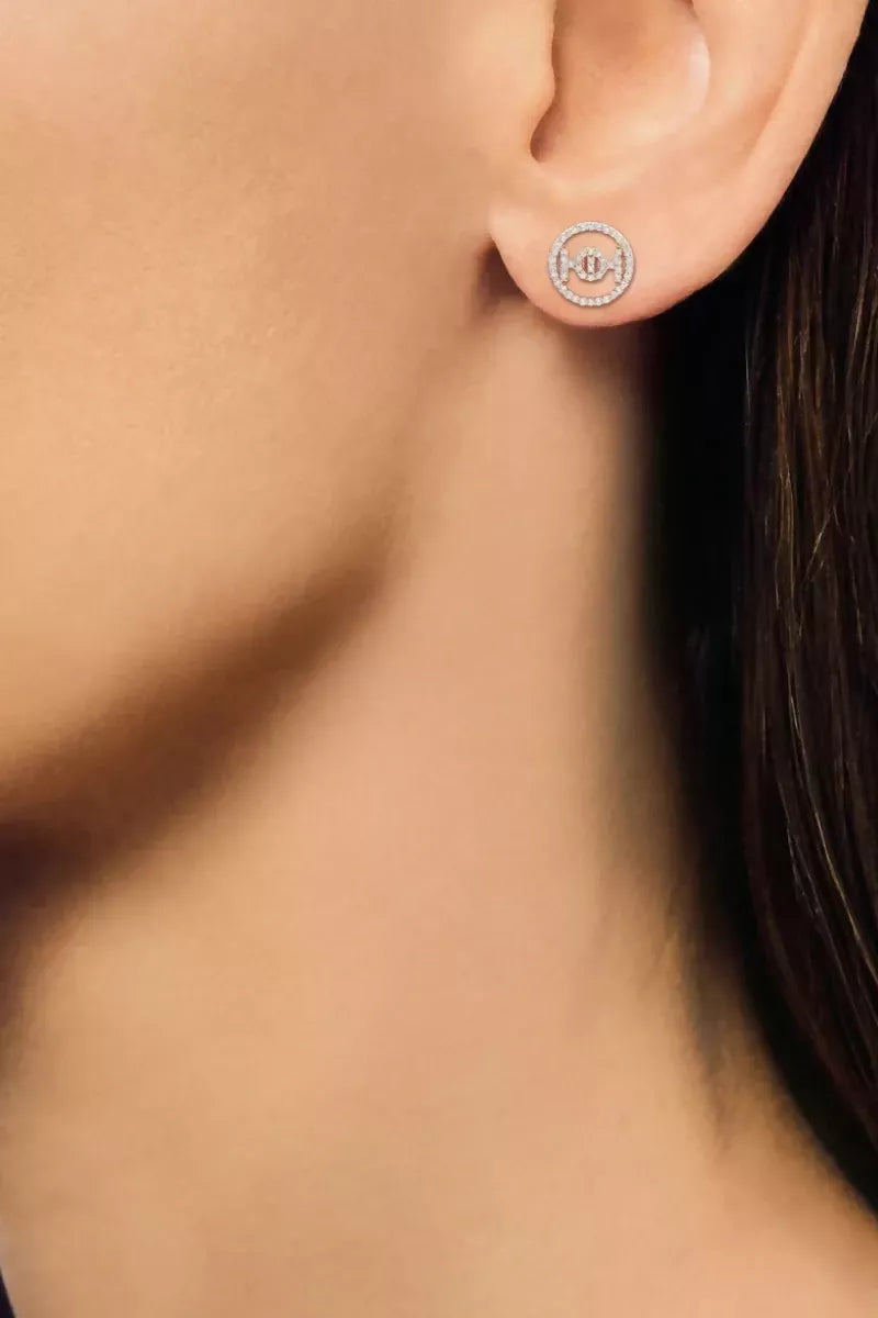Challenge Studs in 9K Gold - Pink Gold