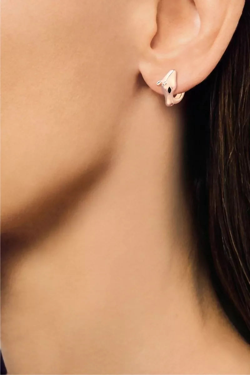 Celebration Horse Head Earrings in 18K Gold - Pink Gold