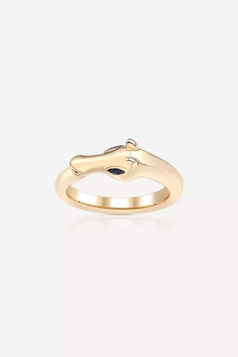 Celebration Horse Head Ring in 18K Gold - Yellow Gold
