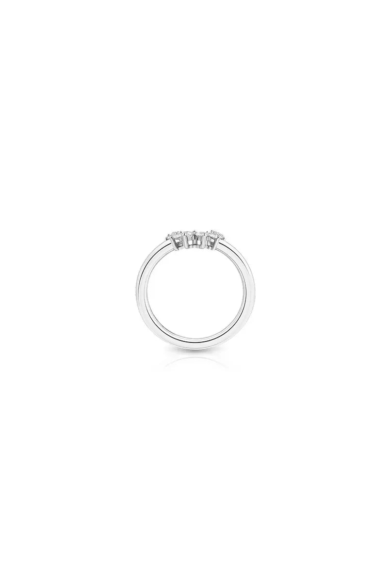 Confidence Ring in 9K Gold with White Diamonds - White Gold
