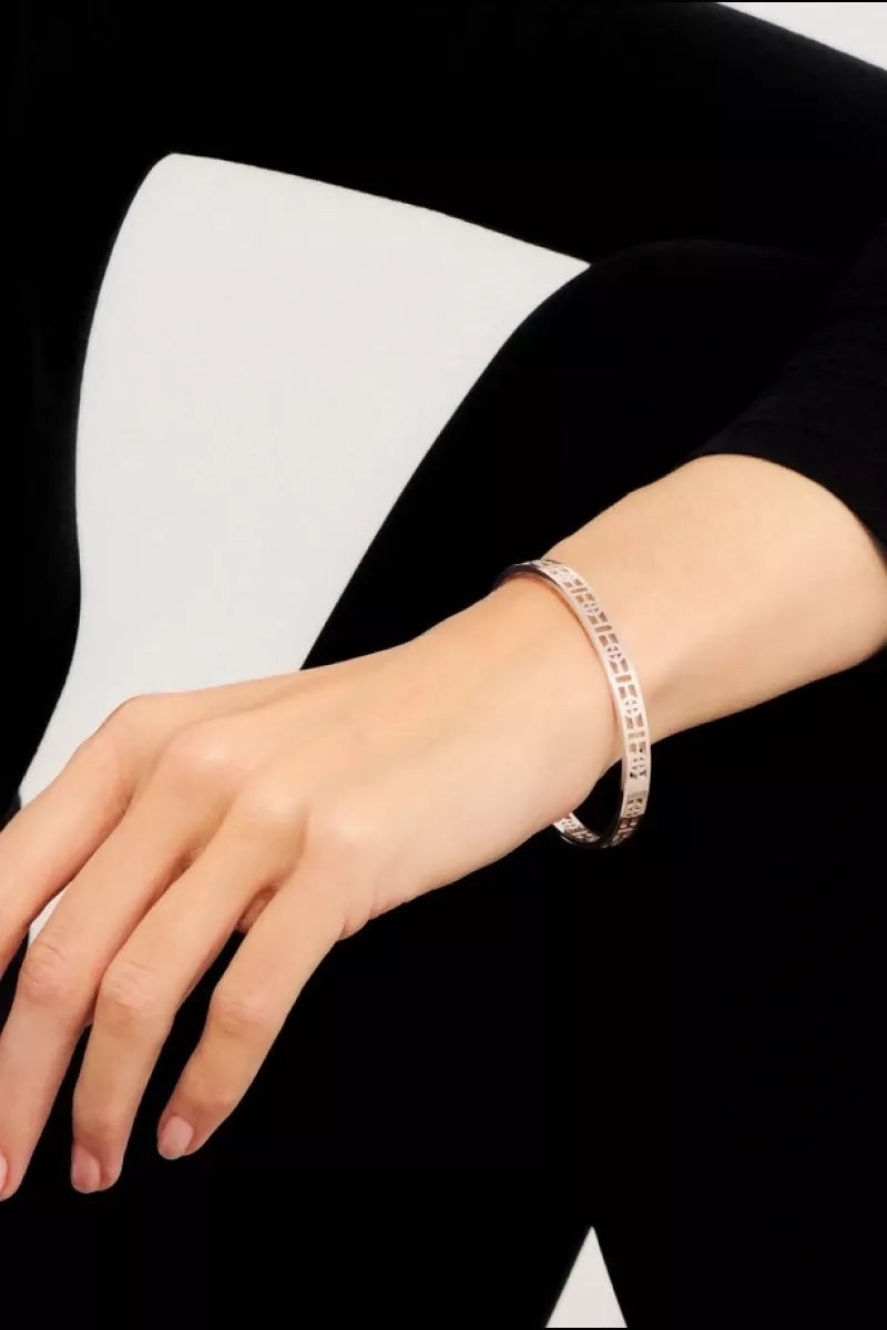 Challenge Bangle in 18K Gold - White Gold