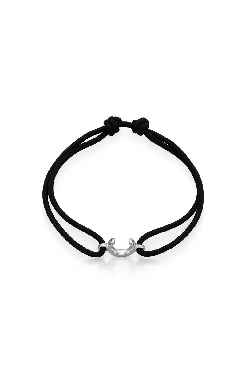 Destiny Confidence Cord Bracelet - Black