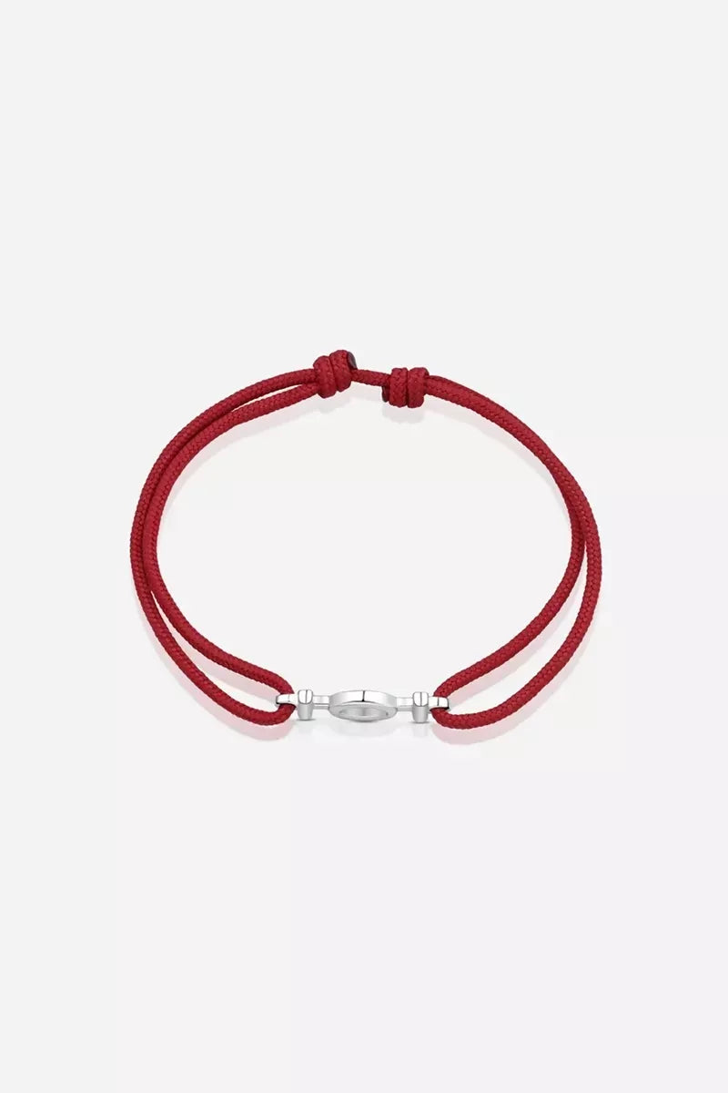 Destiny Challenge Cord Bracelet - Bordeaux