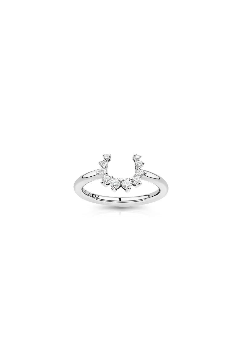 Confidence Ring in 9K Gold with White Diamonds - White Gold