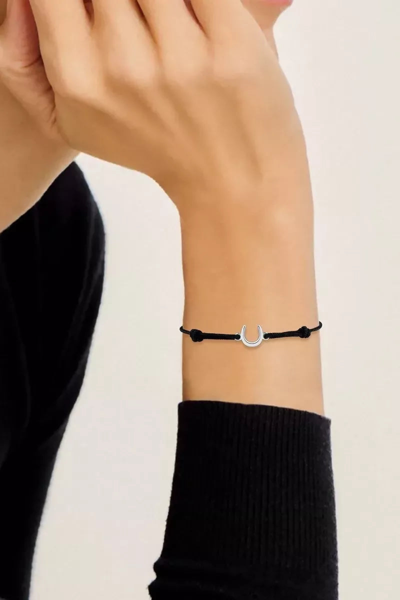 Destiny Confidence Cord Bracelet - Black