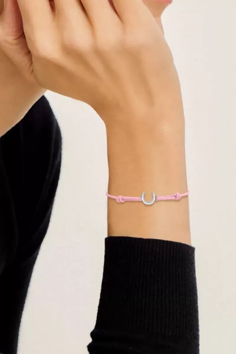 Destiny Confidence Cord Bracelet - Pink