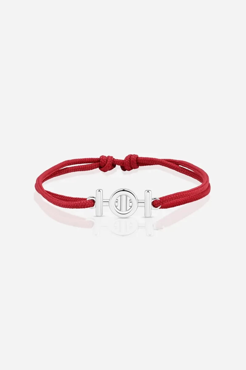Destiny Challenge Cord Bracelet - Bordeaux
