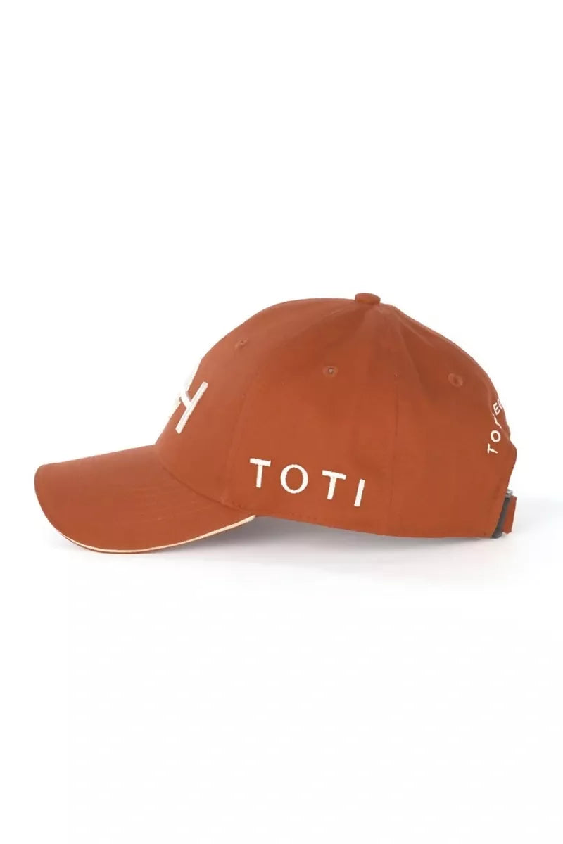 TOTI Cap - Terracotta / Cream