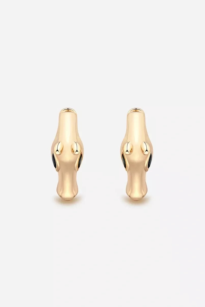 Celebration Horse Head Earrings in 18K Gold - Yellow Gold