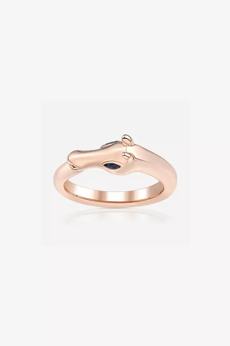 Celebration Horse Head Ring in 18K Gold - Pink Gold