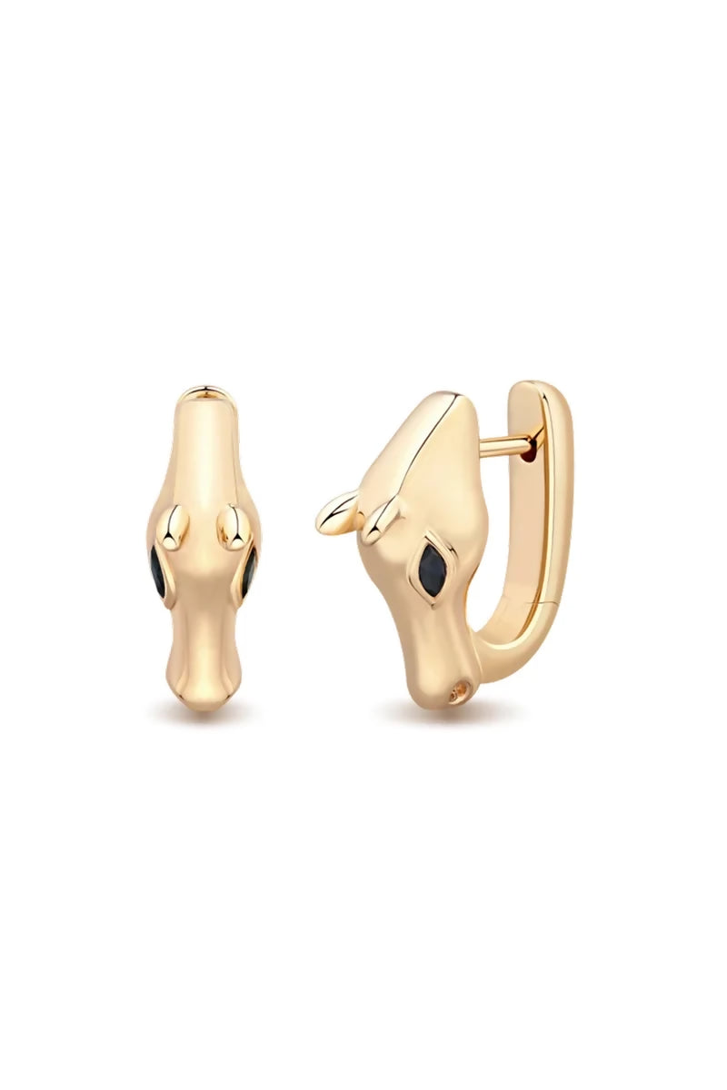 Celebration Horse Head Earrings in 18K Gold - Yellow Gold