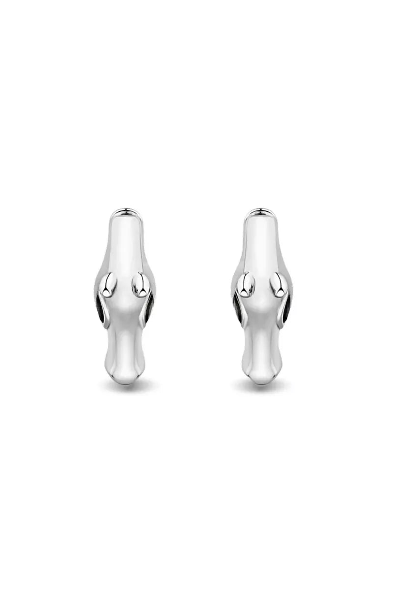 Celebration Horse Head Earrings in 18K Gold - White Gold
