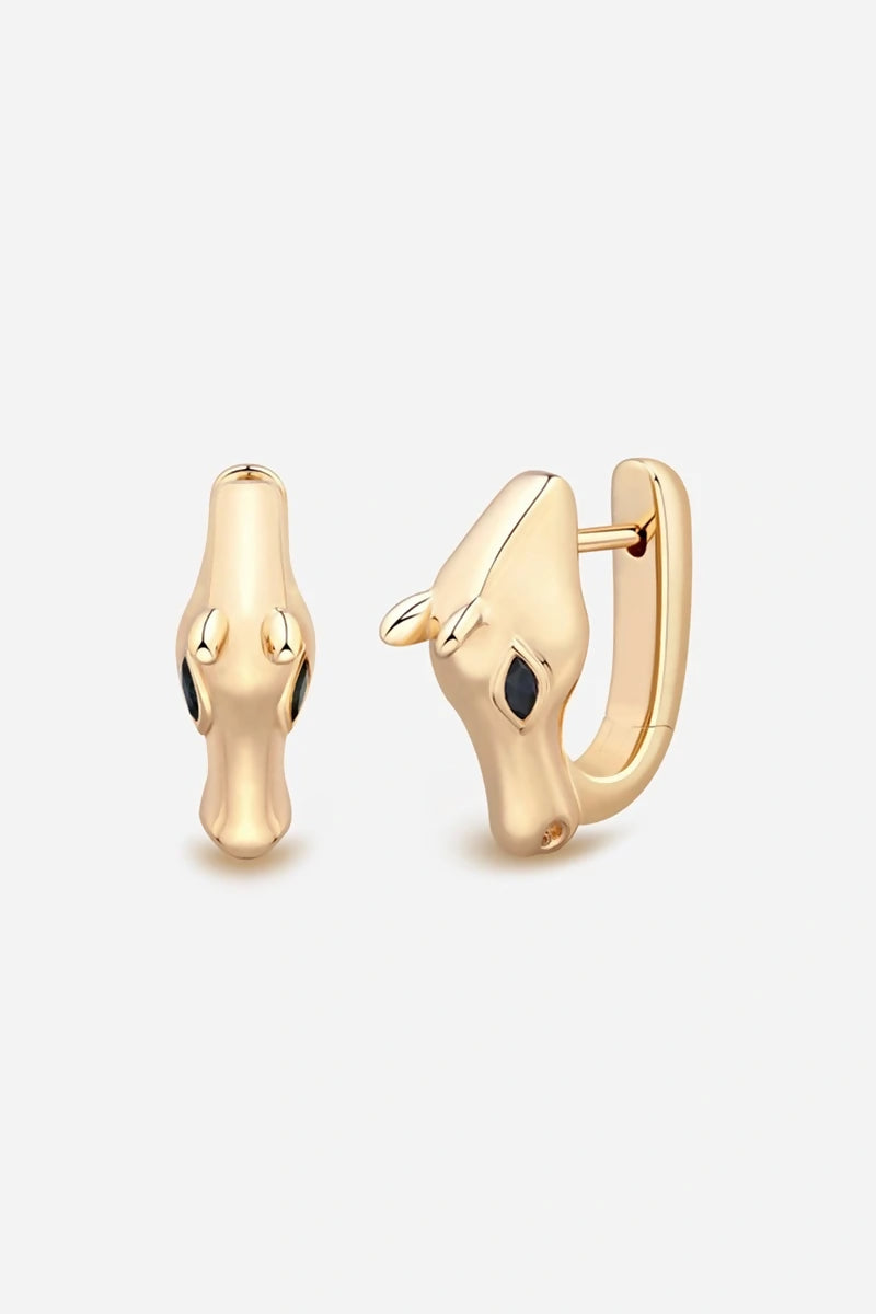 Celebration Horse Head Earrings in 18K Gold - Yellow Gold