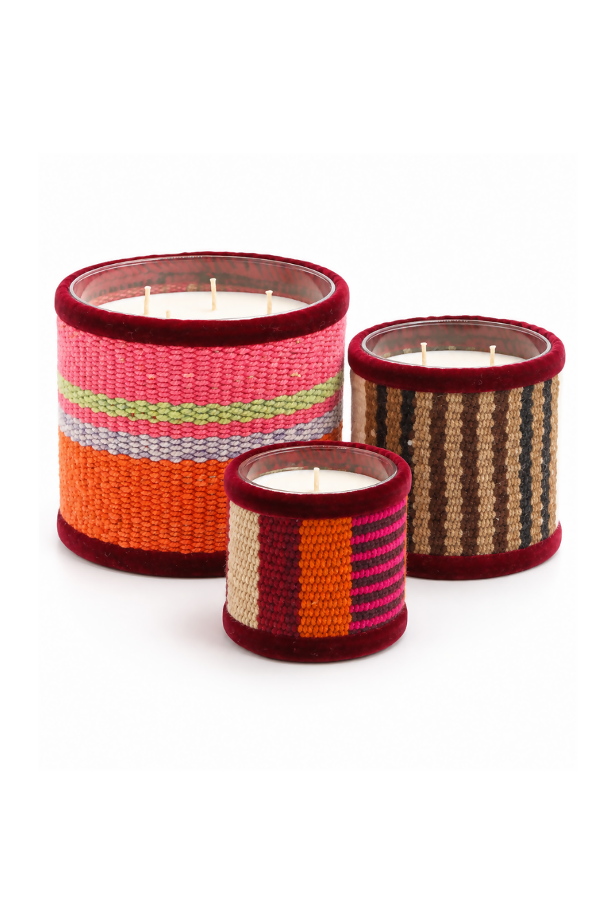 Burgundy Peru Candle